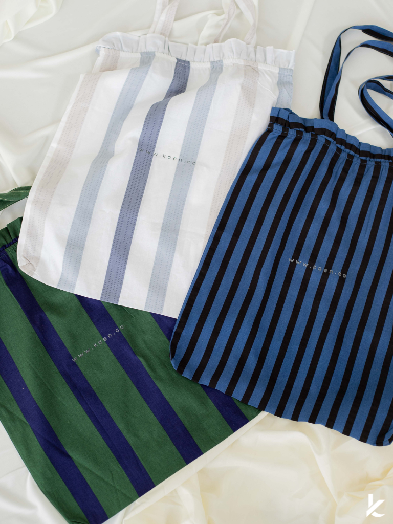 Faith Tote Bag in Seafarer