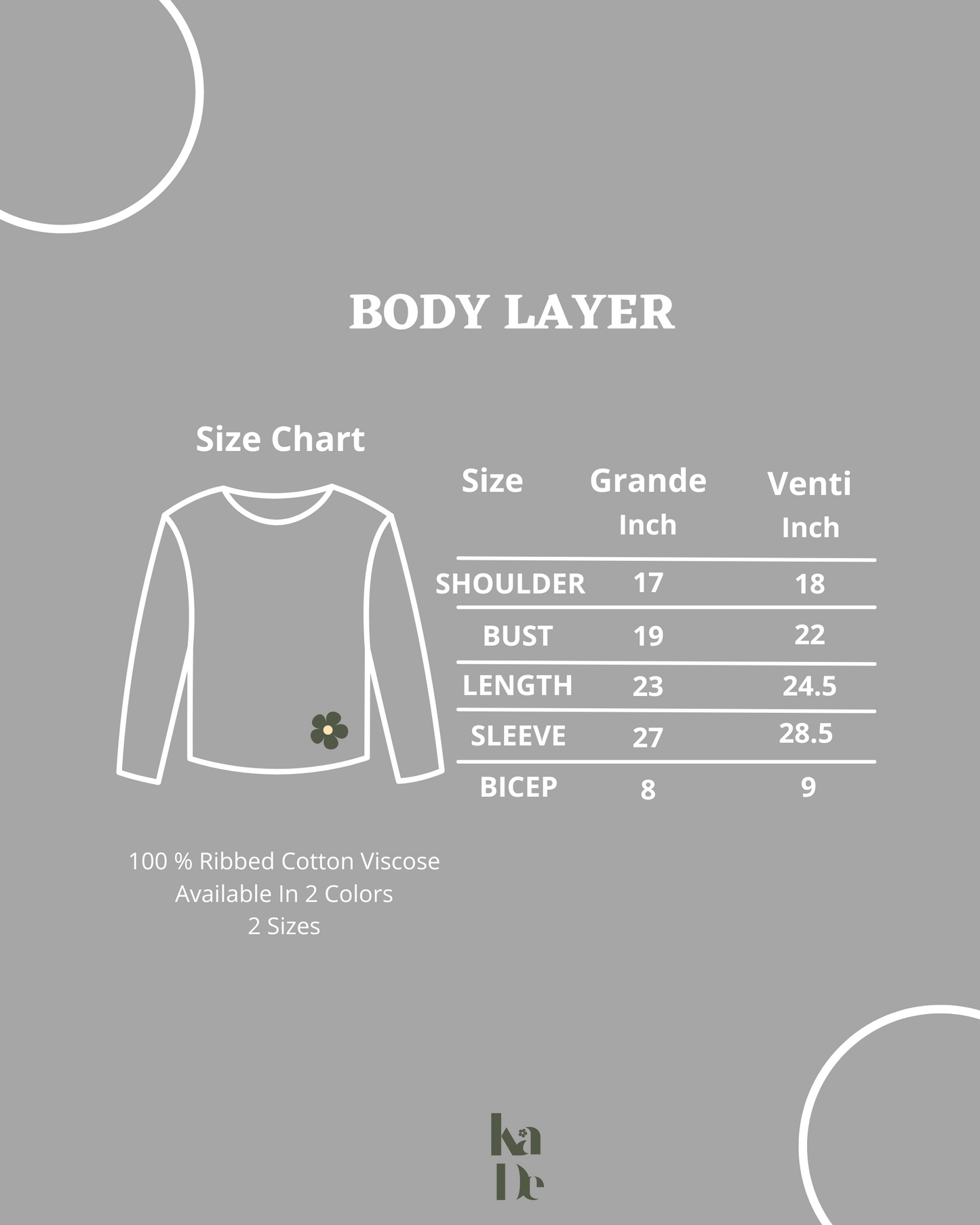 Body Layer in Dark Grey
