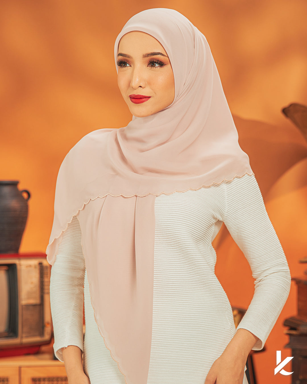 Suri Bawal Sulam in Nude Pink