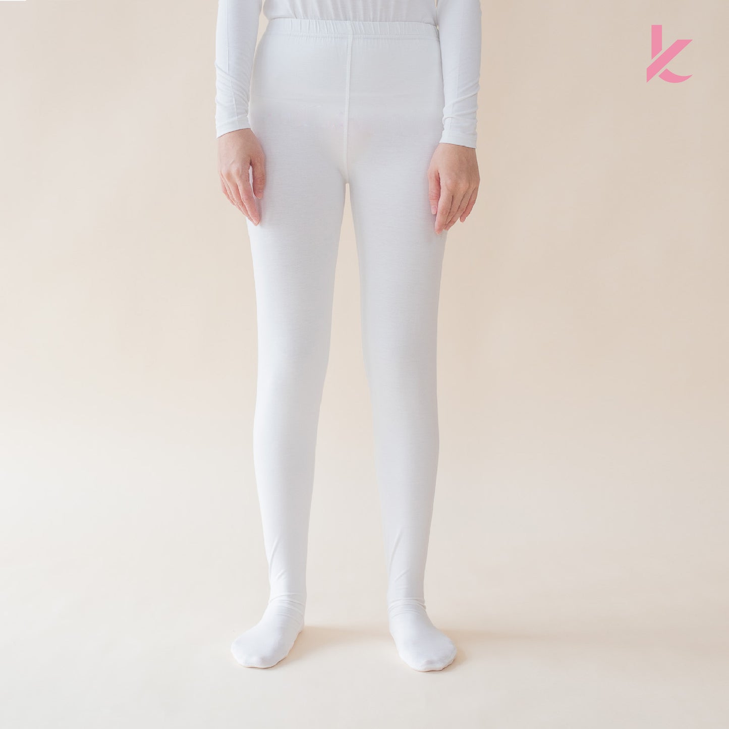 Innerwear Socks Pant in Off White