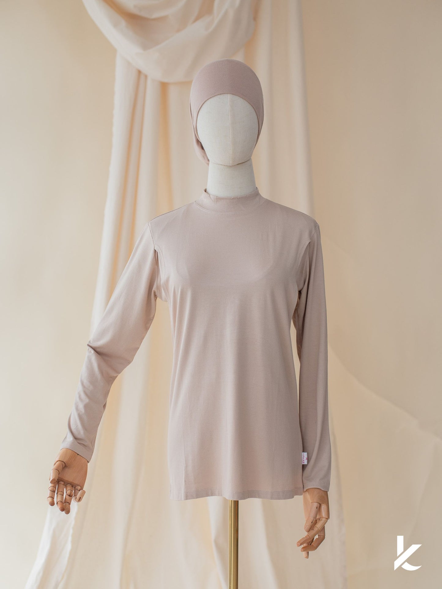Innerwear Long Sleeve Nursing Shirt in Bobby Brown