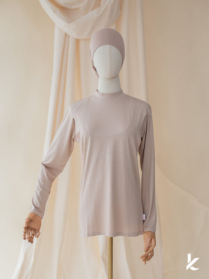 Innerwear Long Sleeve Nursing Shirt in Bobby Brown
