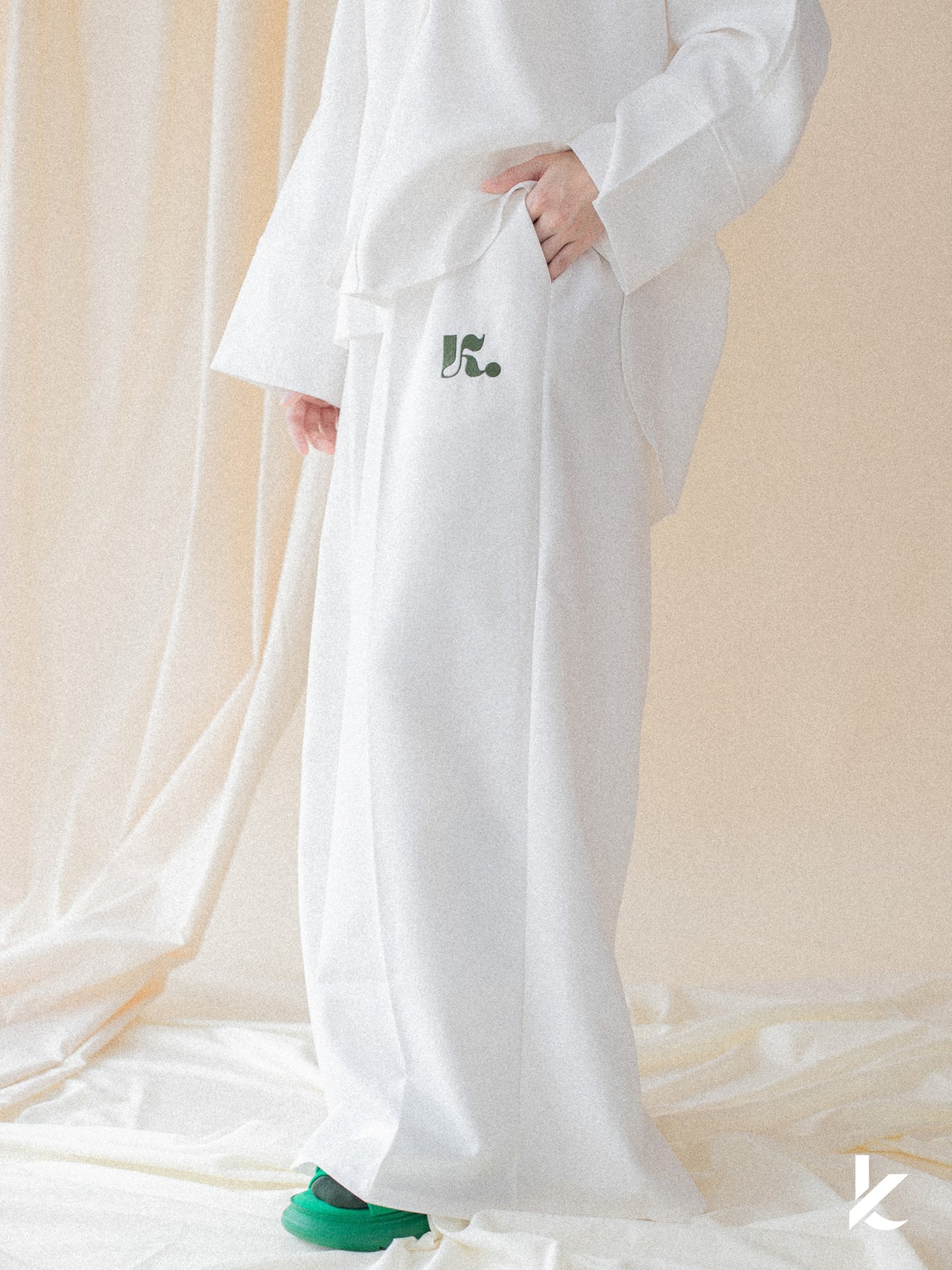 Lera Casual Set in Pearl