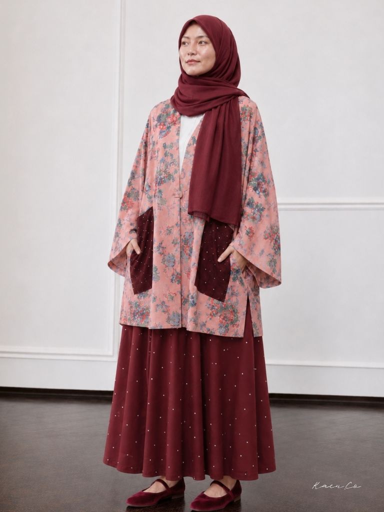 Kaori Top  in Rustic Bloom