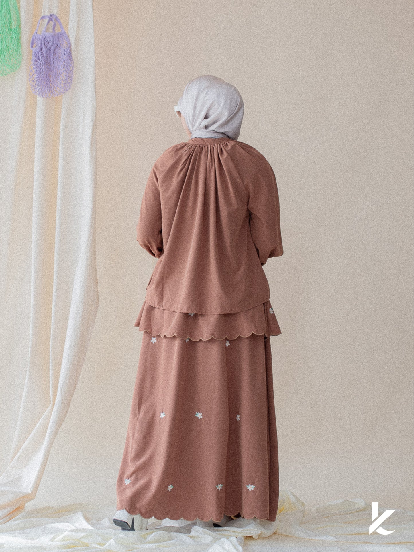 Ruya Embroidery Set in Sienna