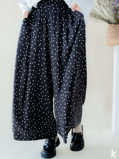 Ordinaire Pant in Noir Dot