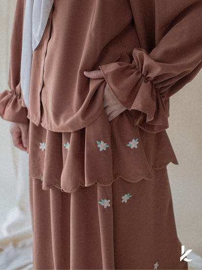 Ruya Embroidery Set in Sienna