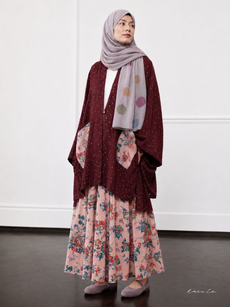Kaori Skirt  in Rustic Bloom