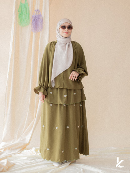 Ruya Embroidery Set in Fern