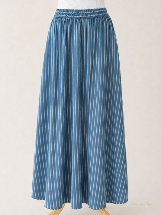 Kaori Skirt  in Dune Blue
