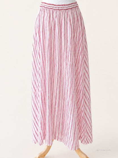 Kaori Skirt  in Red Doodle