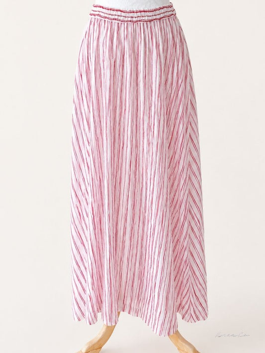 Kaori Skirt  in Red Doodle