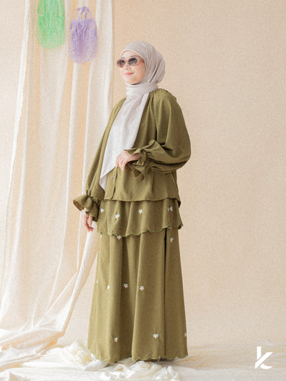 Ruya Embroidery Set in Fern