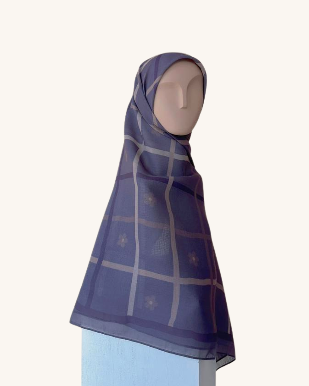 Bawal Playful in Plum Grid