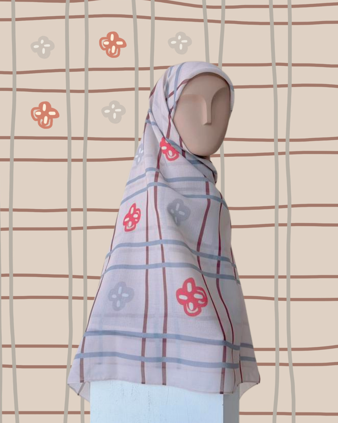 Bawal Playful in Petal Lines