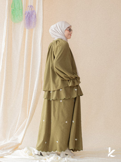 Ruya Embroidery Set in Fern