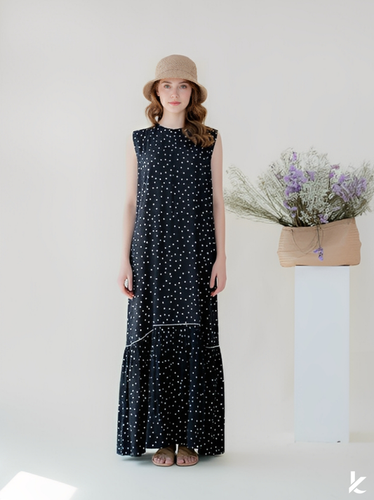 [DRESS ONLY] Ma Cherie Noir Dot