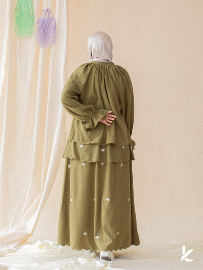 Ruya Embroidery Set in Fern