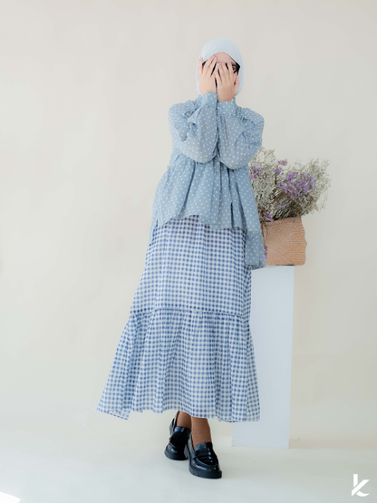 [DRESS ONLY] Ma Cherie Blue Gingham