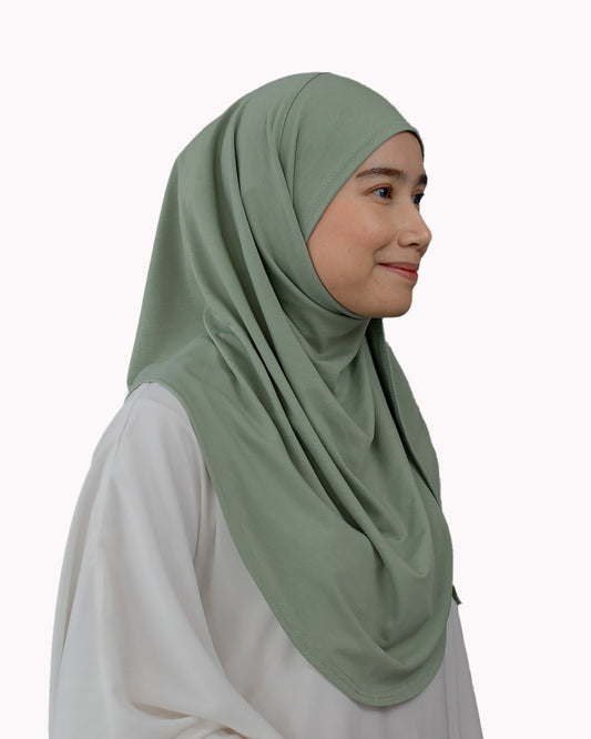 T-Rush Sarong (Tudung Instant) - Sage