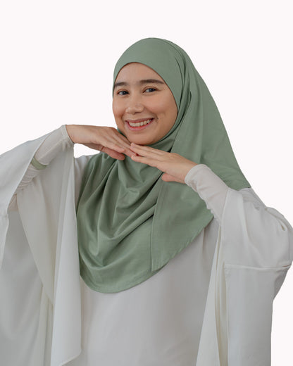 T-Rush Sarong (Tudung Instant) - Sage