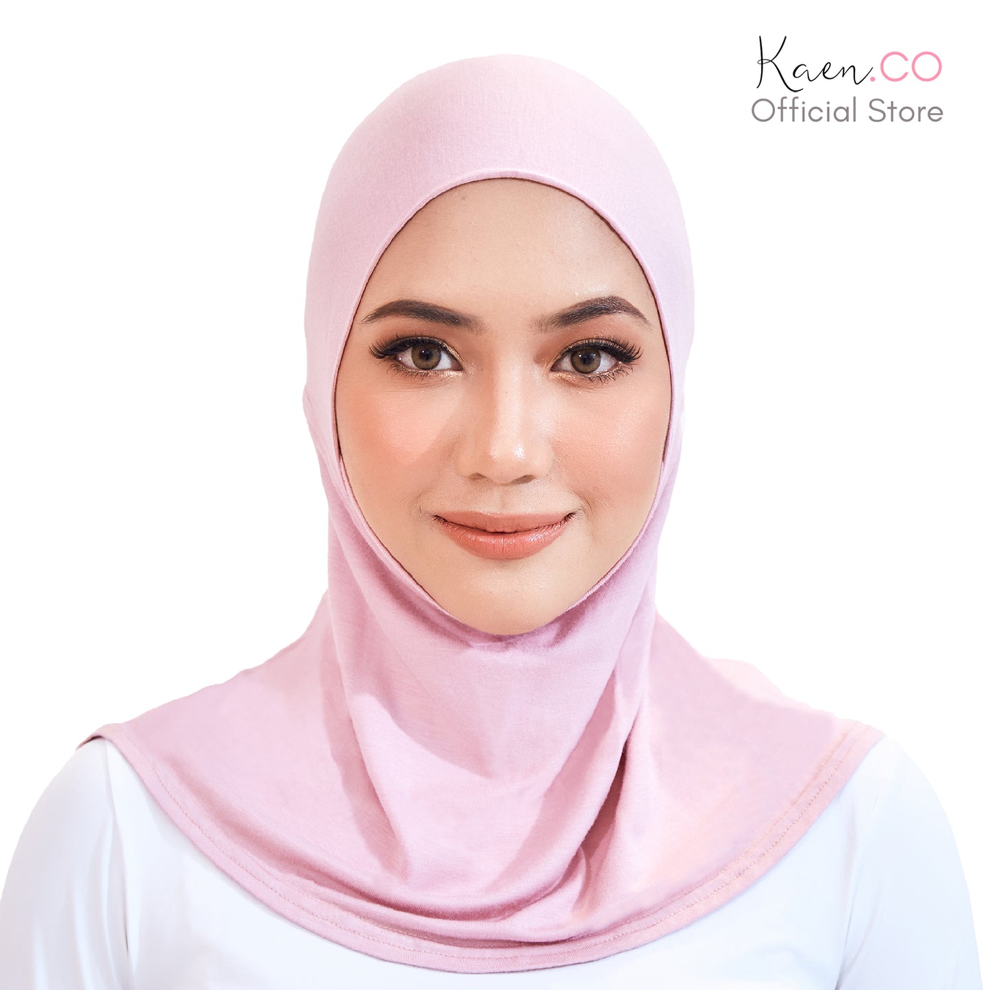 Dagu Necktie Ash Pink (Adjustable Inner Neck Berdagu)