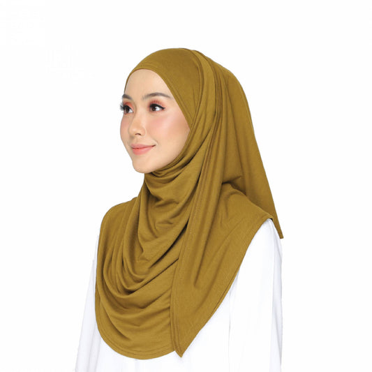 T-Rush Sarong (Tudung Instant) - Olive