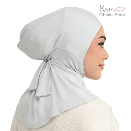 Awra Necktie Soft Grey (Adjustable Inner Neck)