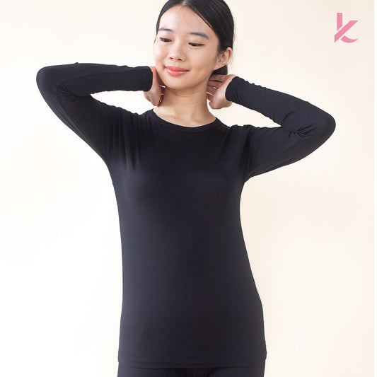 Innerwear Long Sleeve Shirt in Black