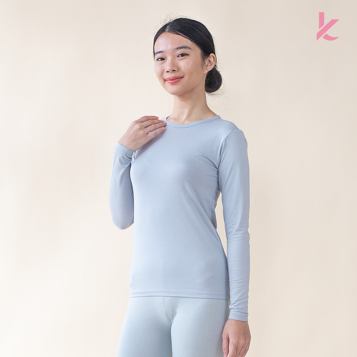 Innerwear Long Sleeve Shirt in Grey