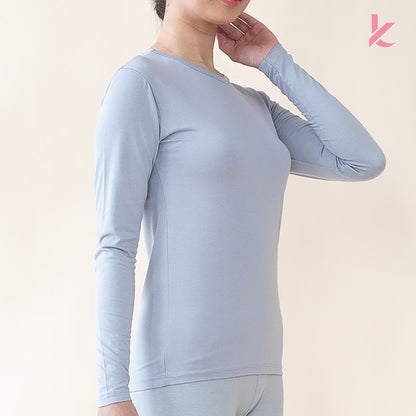 Innerwear Long Sleeve Shirt in French Blue