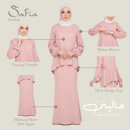Safia in Matte Gold