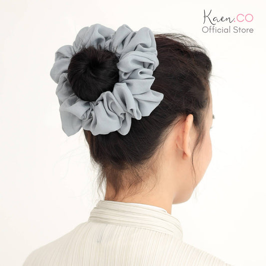Fluff Scrunchie in French Blue