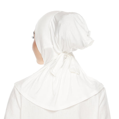 Awra Necktie Off White (Adjustable Inner Neck)