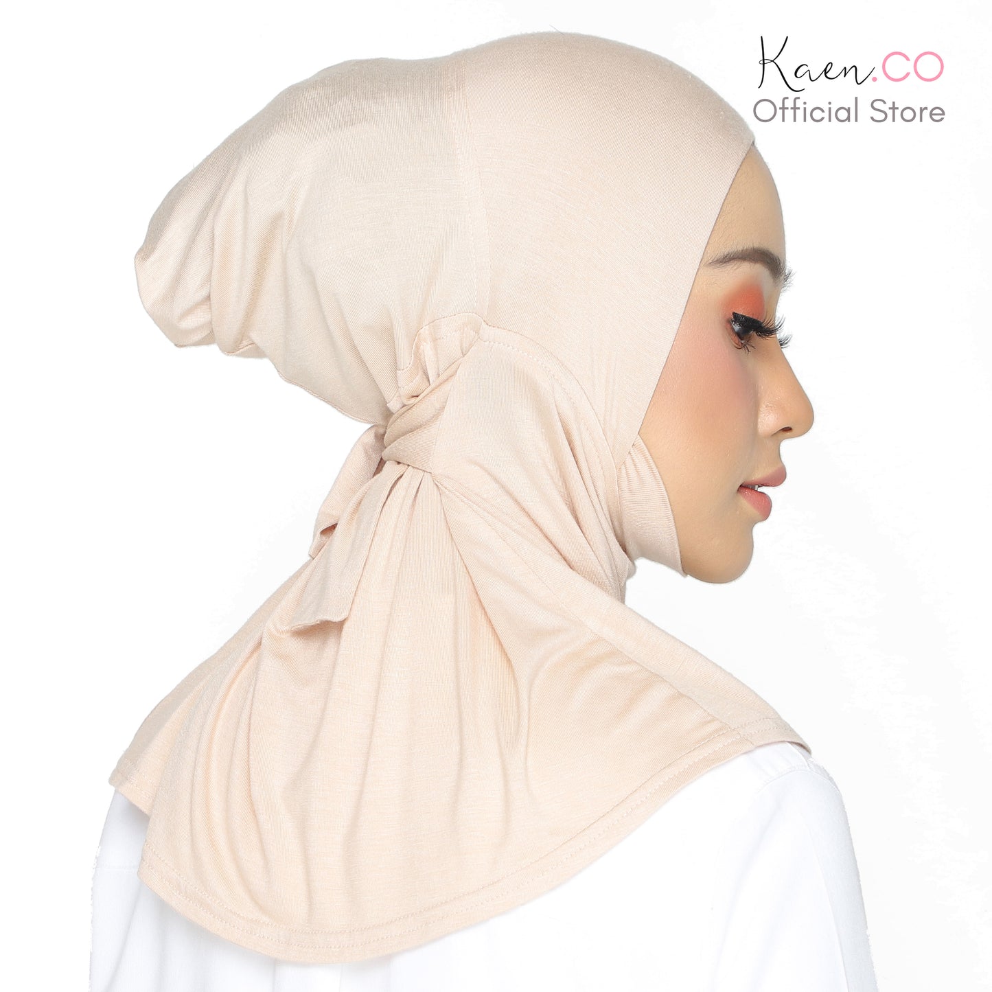 Dagu Necktie Beige (Adjustable Inner Neck Berdagu)