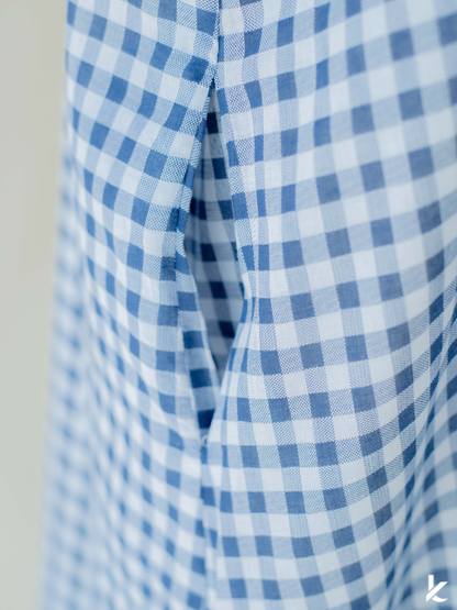 [DRESS ONLY] Ma Cherie Blue Gingham