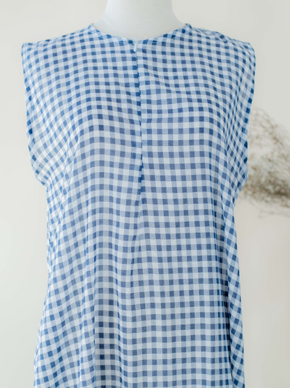 [DRESS ONLY] Ma Cherie Blue Gingham