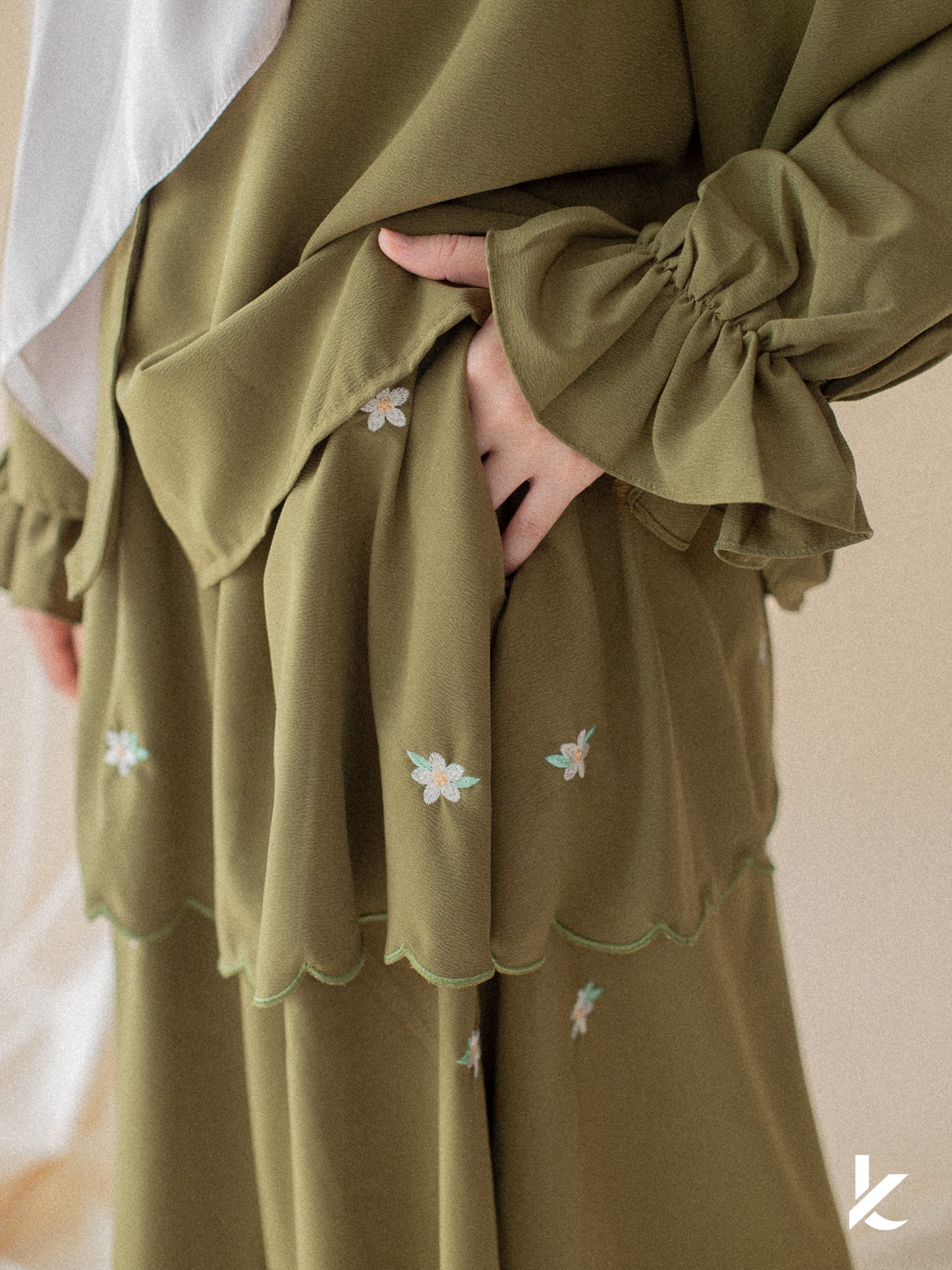 Ruya Embroidery Set in Fern