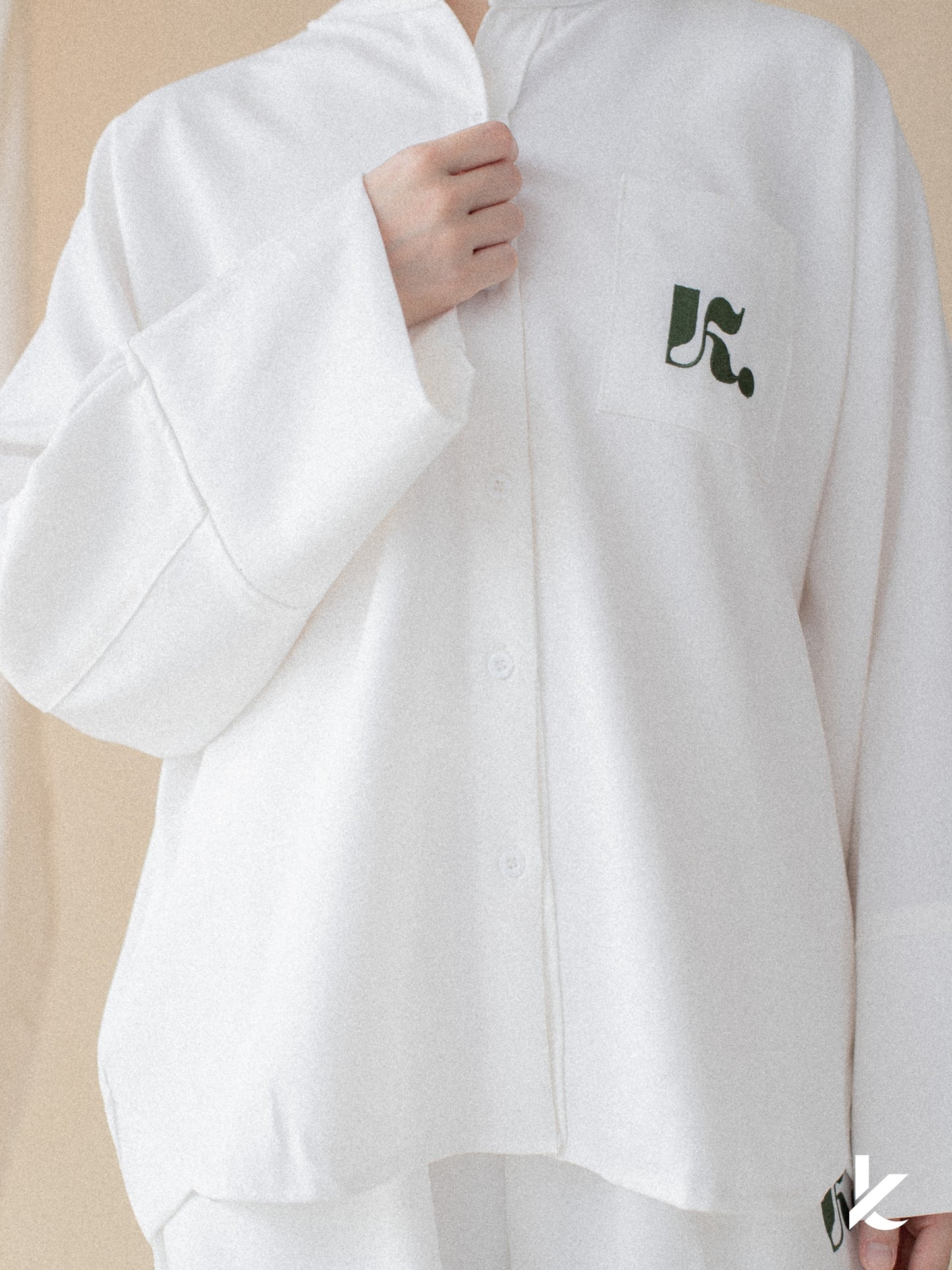 Lera Casual Set in Pearl
