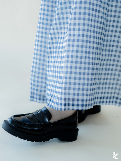 Ordinaire Pant in Blue Gingham