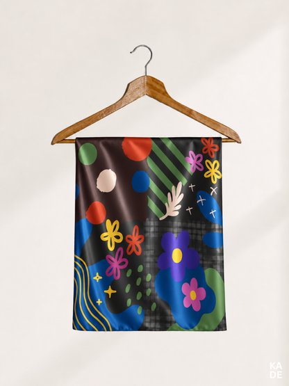 Satin Bawal in Gumdrop