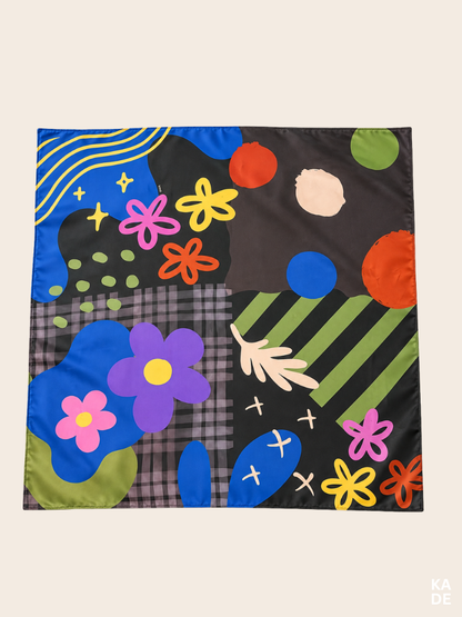 Satin Bawal in Gumdrop