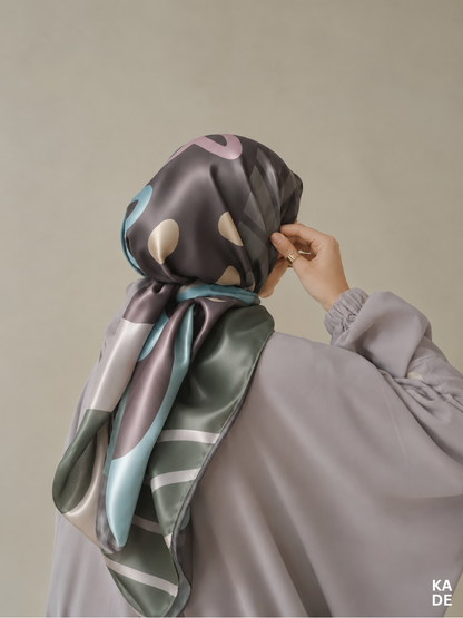 Satin Bawal in Toffie