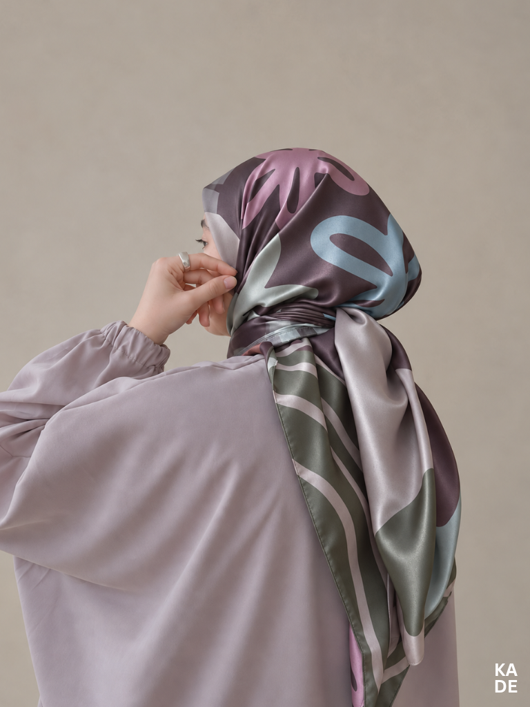 Satin Bawal in Toffie