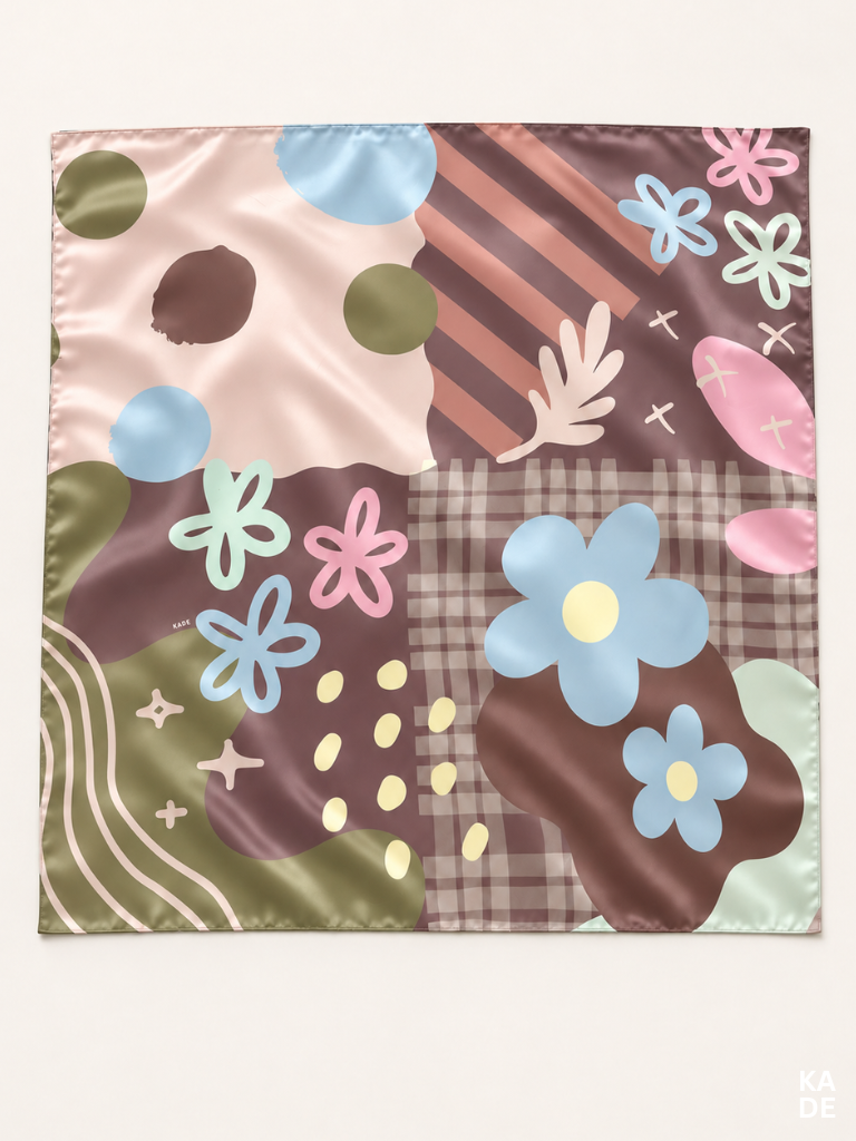 Satin Bawal in Toffie