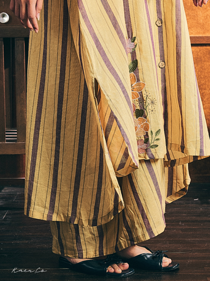 Kebarung Linen Mun in Calista | Kebaya + Kurung Sulam Klasik Raya 2026