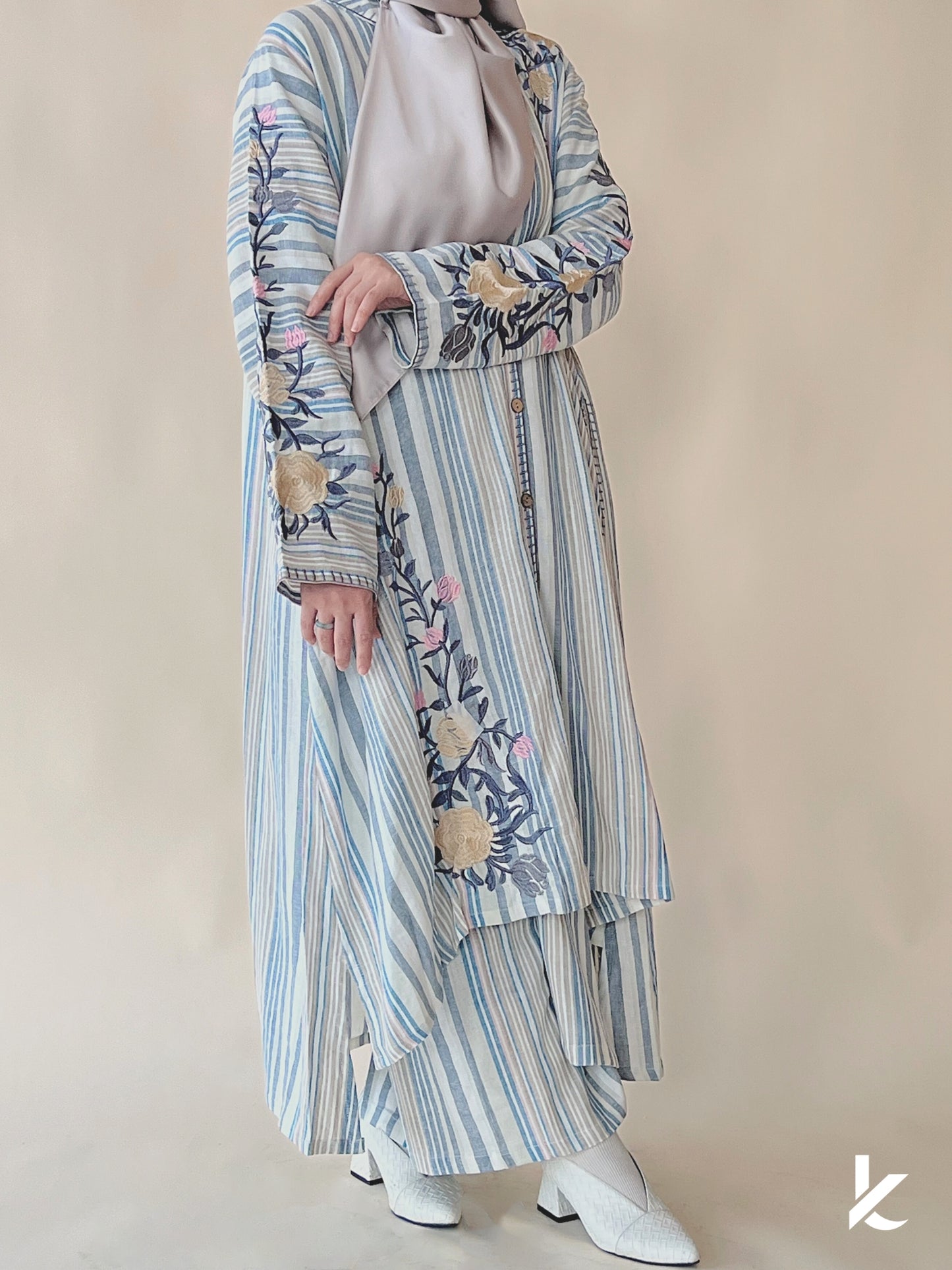 Cemara Kebarong Ratna | Baju Kebarong Sulam Klasik 2025