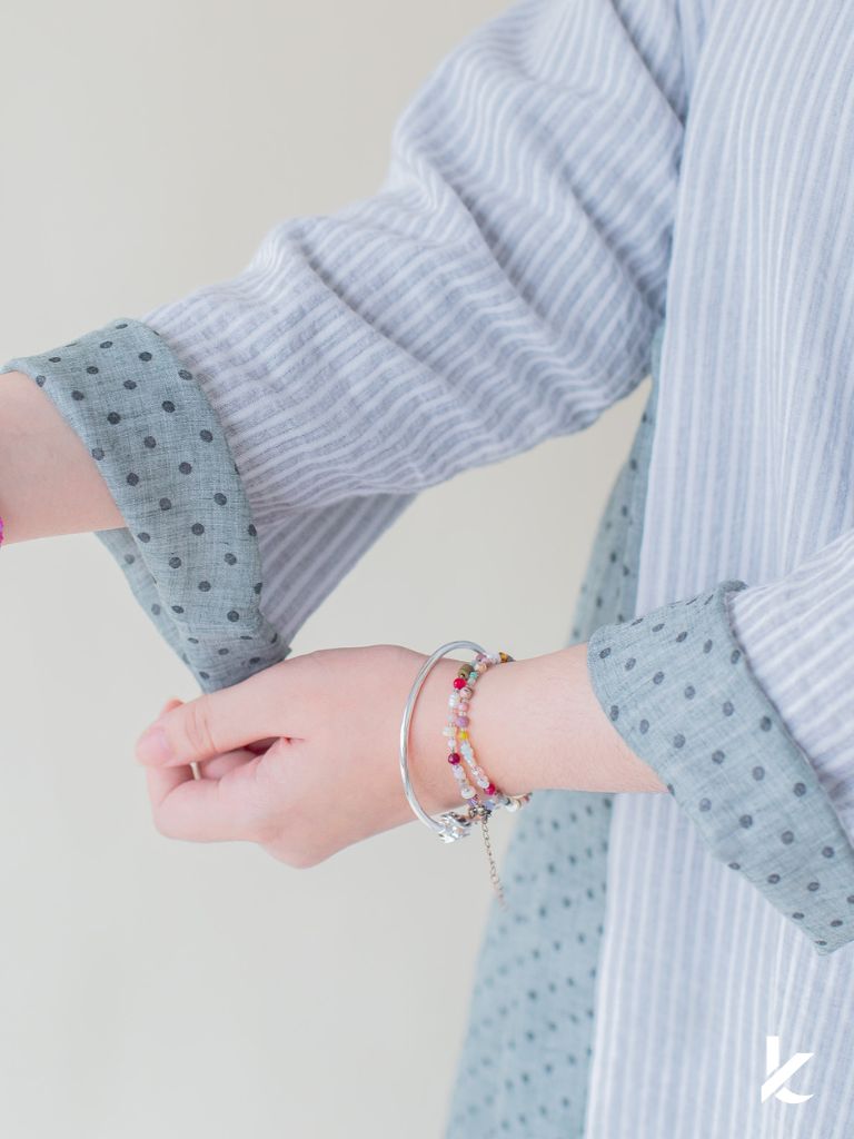 [Kaen.co x Padusi.co] HannaH Kurung Set Abu