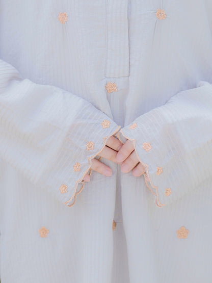 (No Selendang) Laima Kurung Senja | Baju Kurung Sulam Klasik 2025