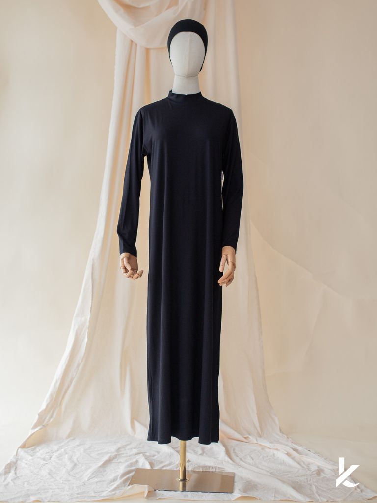 Innerwear Long Dress Sleeve Shirt in Black